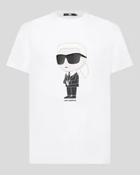 Karl Lagerfeld Karl Ikonik -t-shirt, Mann, Weiss Weiss