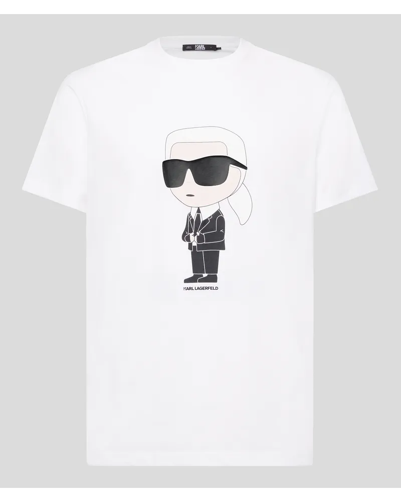 Karl Lagerfeld Karl Ikonik -t-shirt, Mann, Weiss Weiss