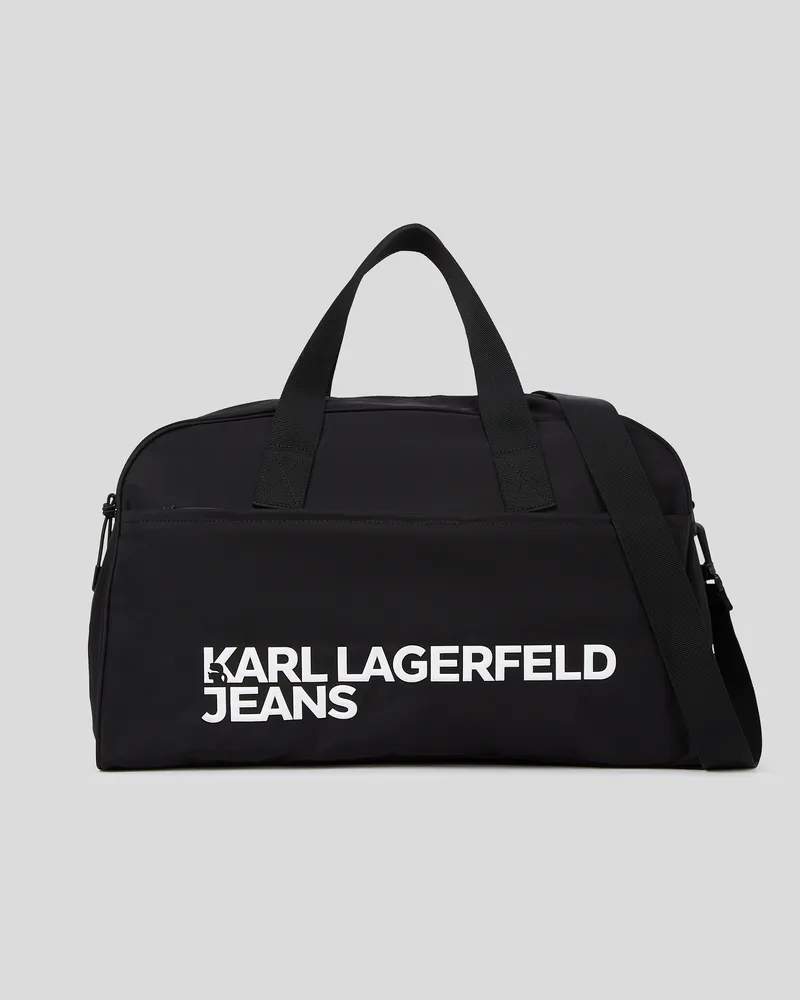 Karl Lagerfeld Sporttasche Aus Nylon, Mann, Schwarz, Größe Schwarz