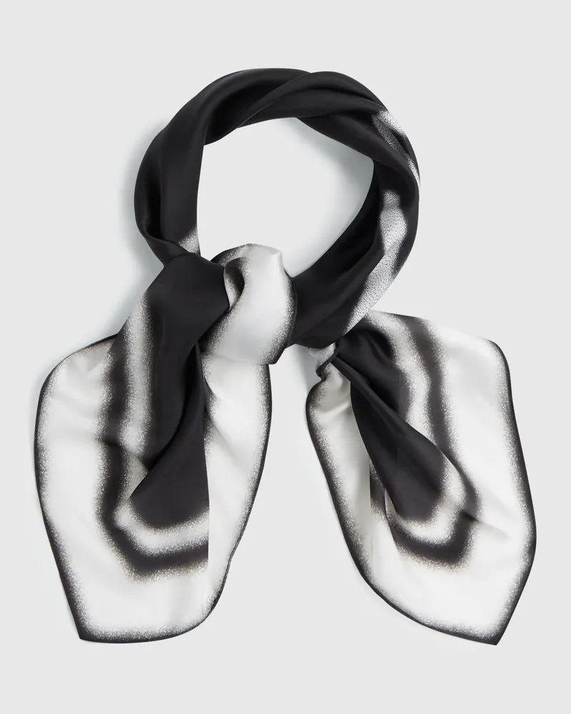 Karl Lagerfeld Großes Bandana Mit Karl-zitat, Damen, Schwarz, Größe Schwarz