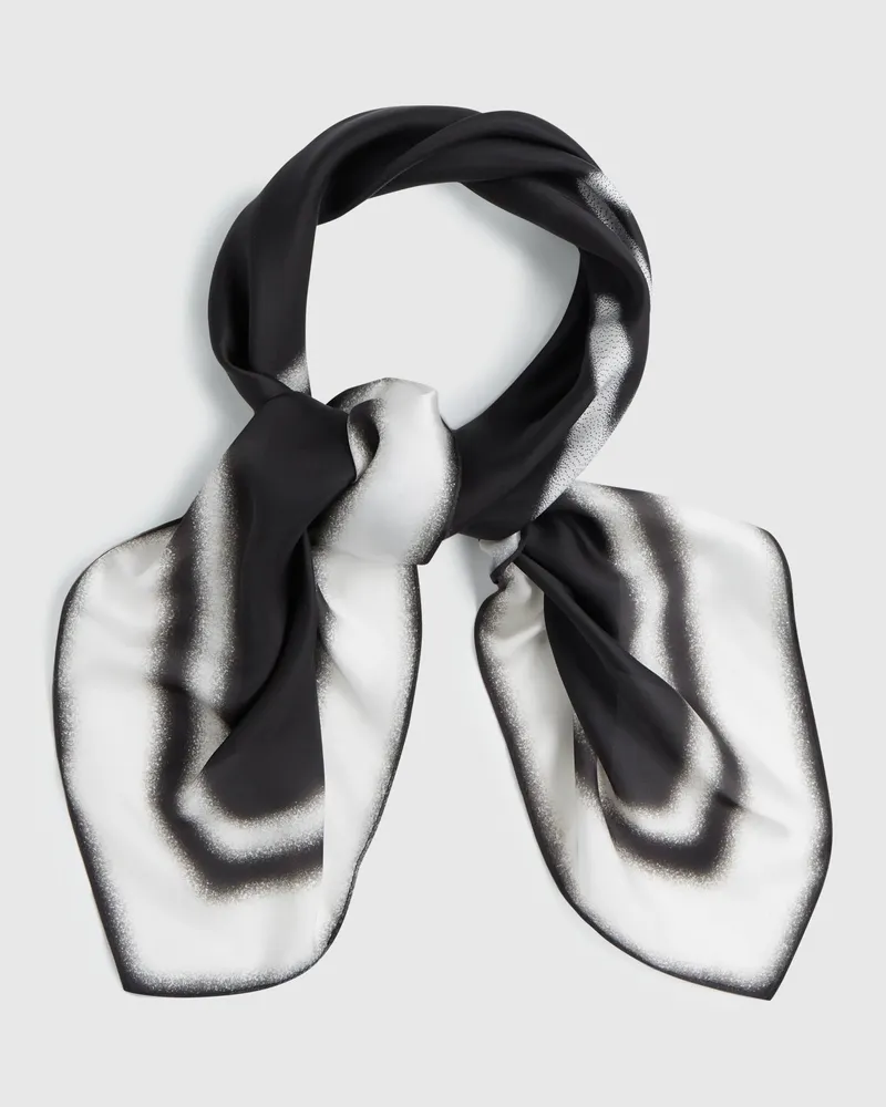 Karl Lagerfeld Großes Bandana Mit Karl-zitat, Damen, Schwarz, Größe Schwarz