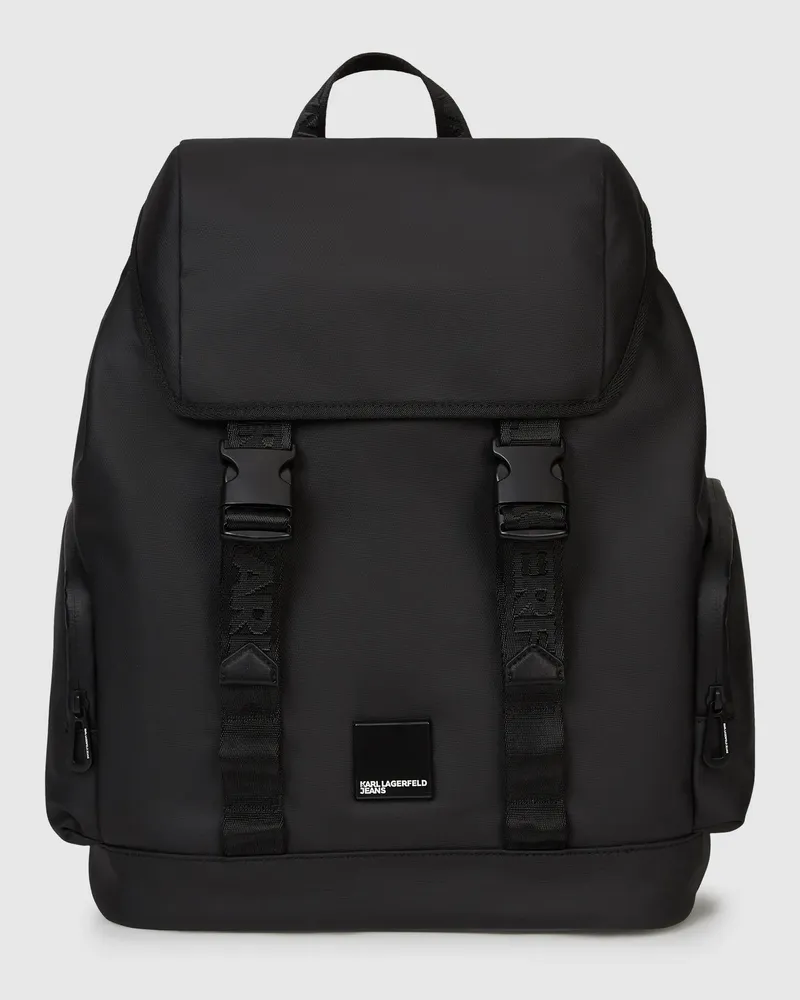 Karl Lagerfeld Venture Rucksack, Herren, Schwarz, Größe Schwarz