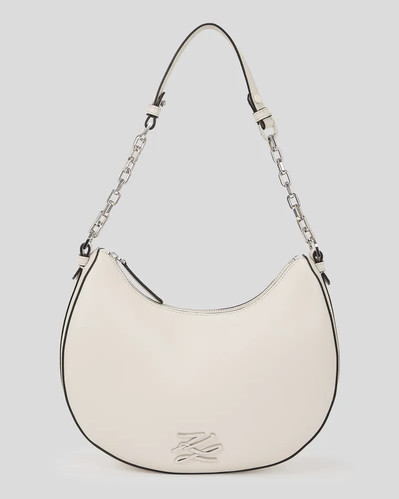 Karl Lagerfeld K/autograph Mond-schultertasche, Frau, Zement, Größe Zement