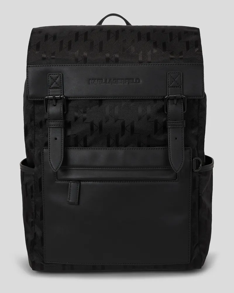 Karl Lagerfeld K/etch rucksack, Mann, Schwarz, Größe Schwarz
