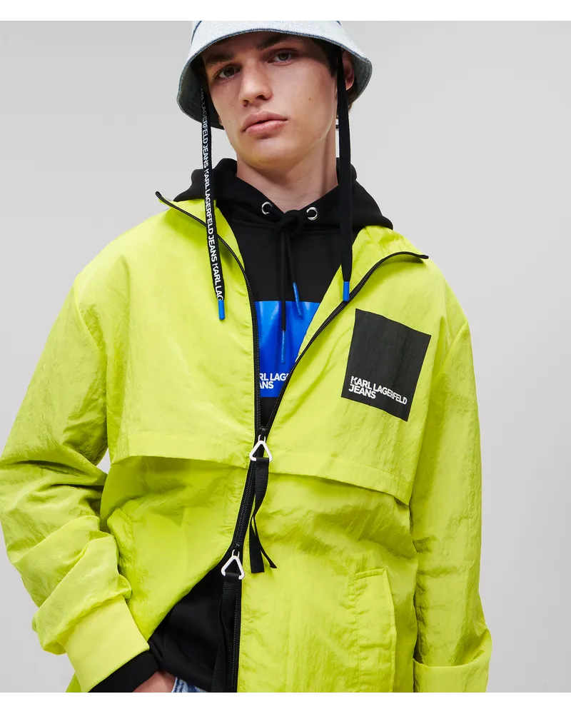 Karl Lagerfeld Klj oversized sommer-parka, Mann, Sulphur Spring Sulphur