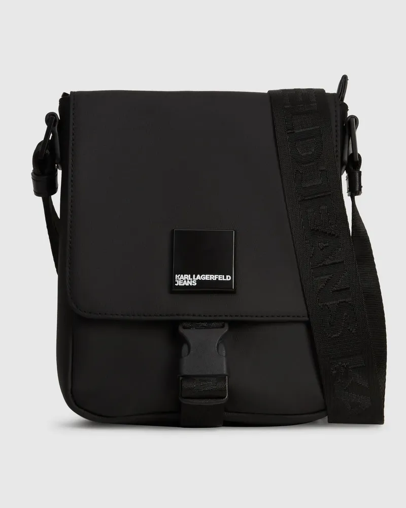 Karl Lagerfeld Venture Reportertasche, Herren, Schwarz, Größe Schwarz