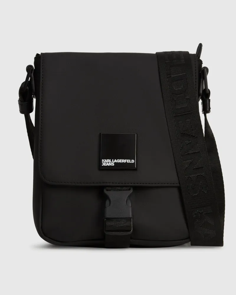 Karl Lagerfeld Venture Reportertasche, Herren, Schwarz, Größe Schwarz