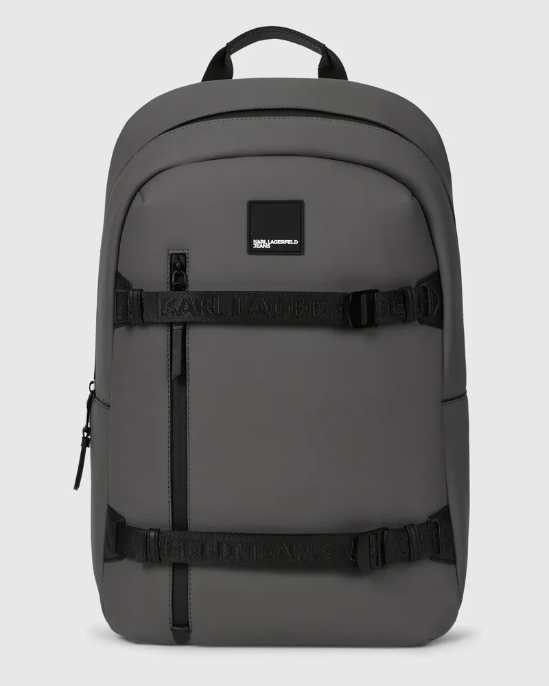Karl Lagerfeld Rucksack Aus Beschichtetem Technischem Leder, Herren, Tornado, Größe Tornado