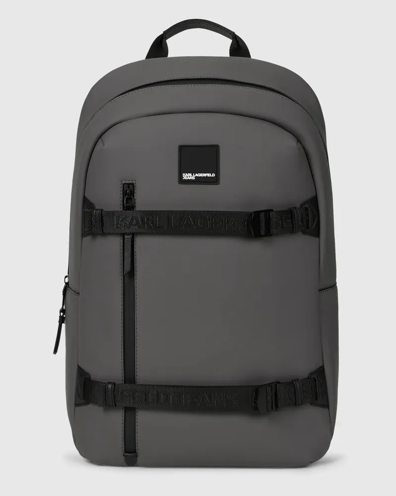 Karl Lagerfeld Rucksack Aus Beschichtetem Technischem Leder, Herren, Tornado, Größe Tornado