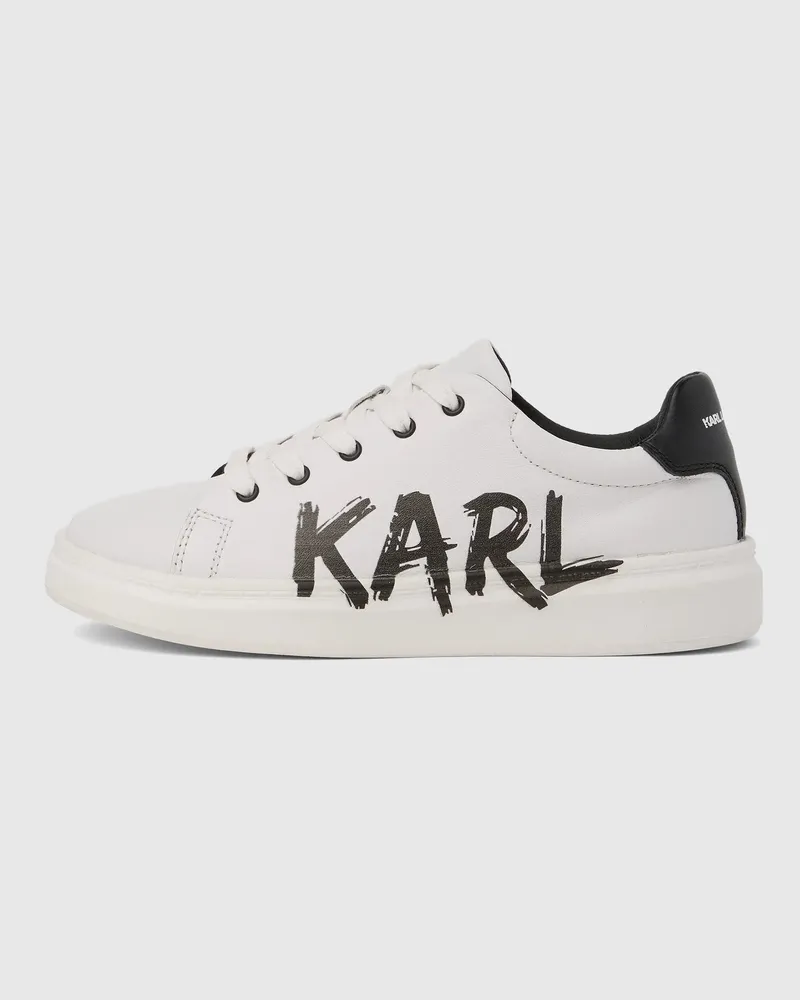 Karl Lagerfeld Graffiti-sneakers Für Jungenunisex, Weiss, Size White