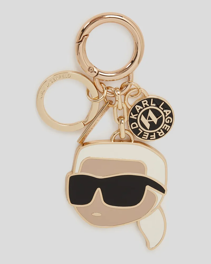 Karl Lagerfeld Ikon  Schlüsselanhänger, Frau, Light Gold, Größe Light