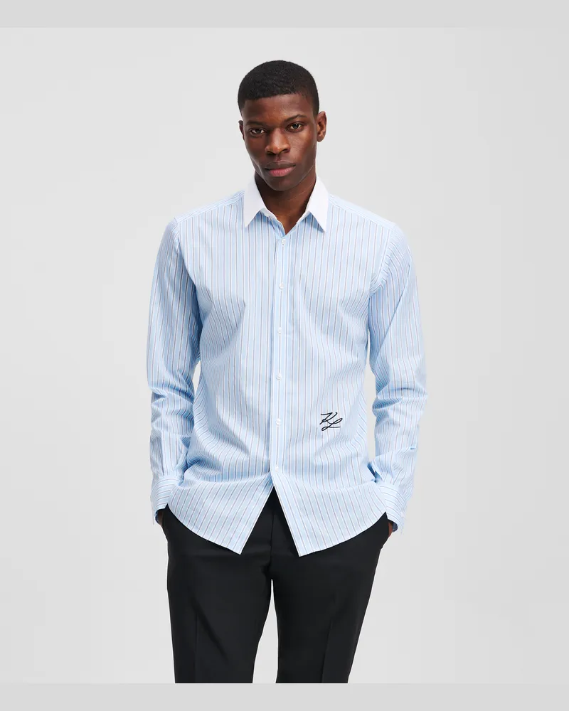 Karl Lagerfeld K/autograph Shirt, Mann, Hellblau, Größe Hellblau