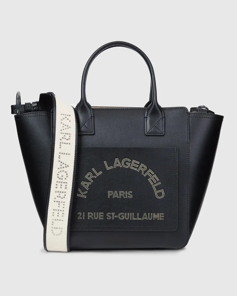Karl Lagerfeld K/daily Tote Bag Mit Kleiner Tasche, Damen, Schwarz-nickel, Größe Schwarz-nickel