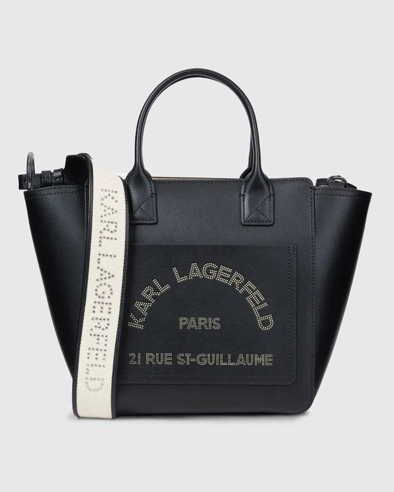 Karl Lagerfeld K/daily Tote Bag Mit Kleiner Tasche, Damen, Schwarz-nickel, Größe Schwarz-nickel