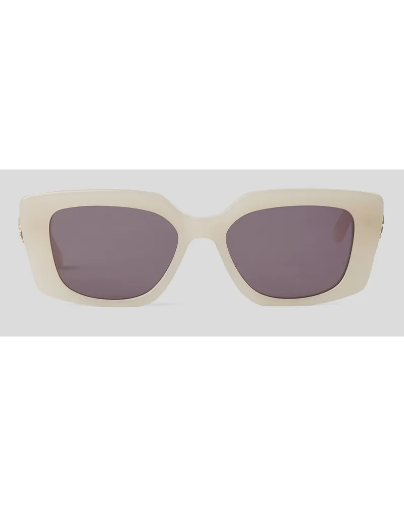 Karl Lagerfeld Heritage Sonnenbrille, Frau, White White