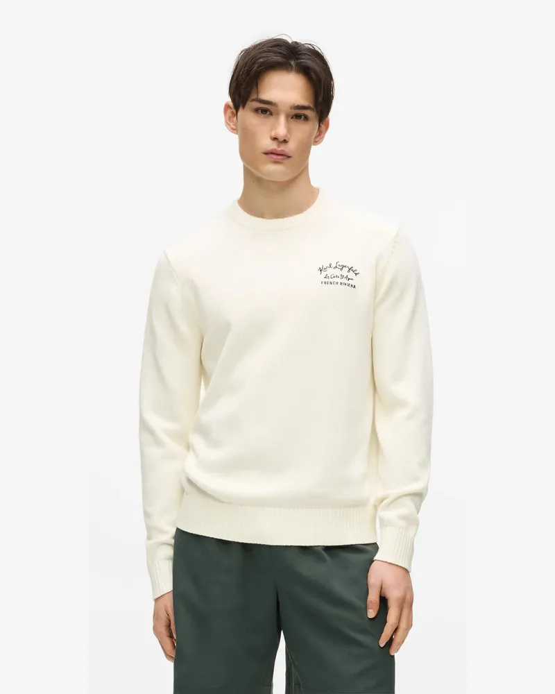 Karl Lagerfeld Côte D'azur Pullover, Herren, Cannoli Creme, Größe Cannoli