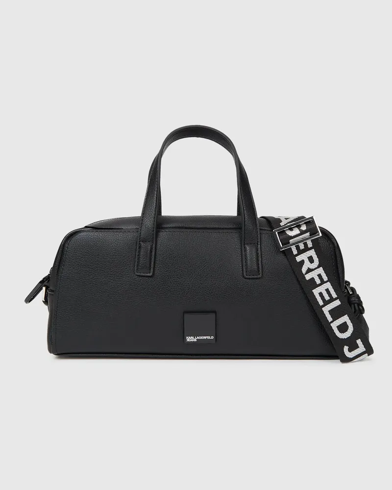 Karl Lagerfeld Bowling bag Mit Box-logo, Damen, Schwarz, Größe Schwarz