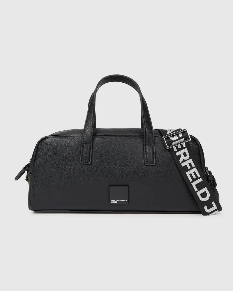 Karl Lagerfeld Bowling bag Mit Box-logo, Damen, Schwarz, Größe Schwarz