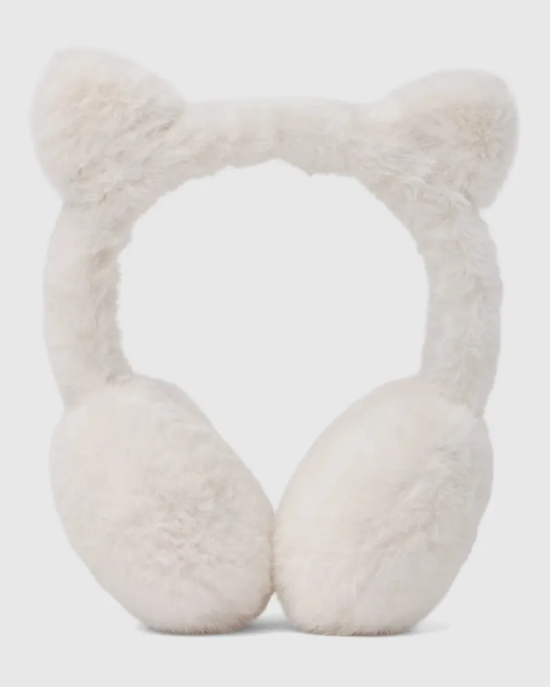 Karl Lagerfeld Ikon Choupette Ohrenwärmer Für Mädchen, Weiss, Größe Weiss