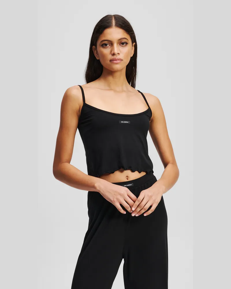 Karl Lagerfeld Pyjama-set Mit Logo, Frau, Schwarz, Größe Schwarz