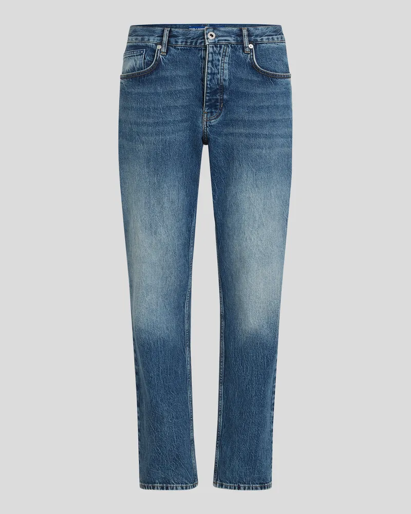 Karl Lagerfeld Nach Unten Eng Zulaufende Jeans, Mann, Remi Visuell Blau, Größe Remi