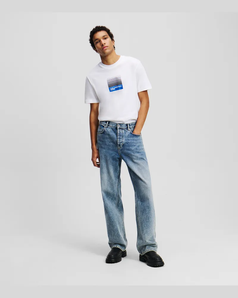 Karl Lagerfeld Lässige Jeans, Mann, Visual Mittelblau, Größe Visual