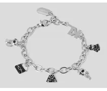 Karl Lagerfeld K/ikonik Armband mit Anhänger, Frau, Silver Silver
