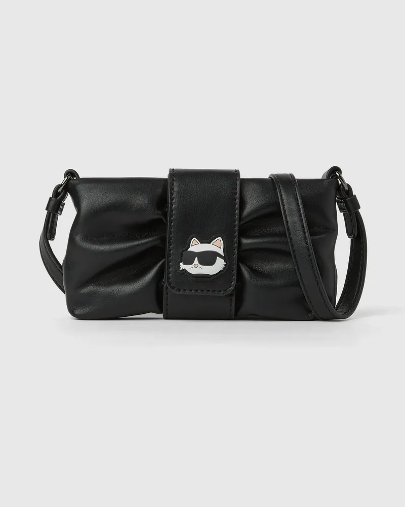 Karl Lagerfeld Ikon Choupette Schleifentasche Für Mädchen, Schwarz, Größe Schwarz