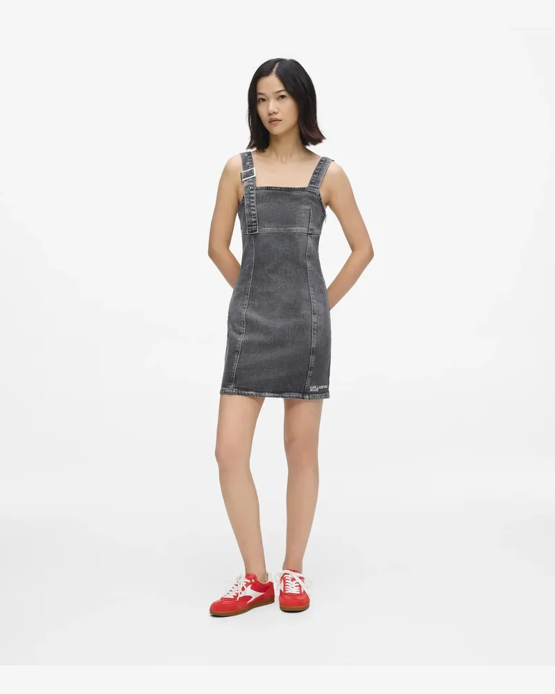 Karl Lagerfeld Jeanskleid Mit Gürtel, Damen, Sanft Getöntes Blau, Größe Sanft