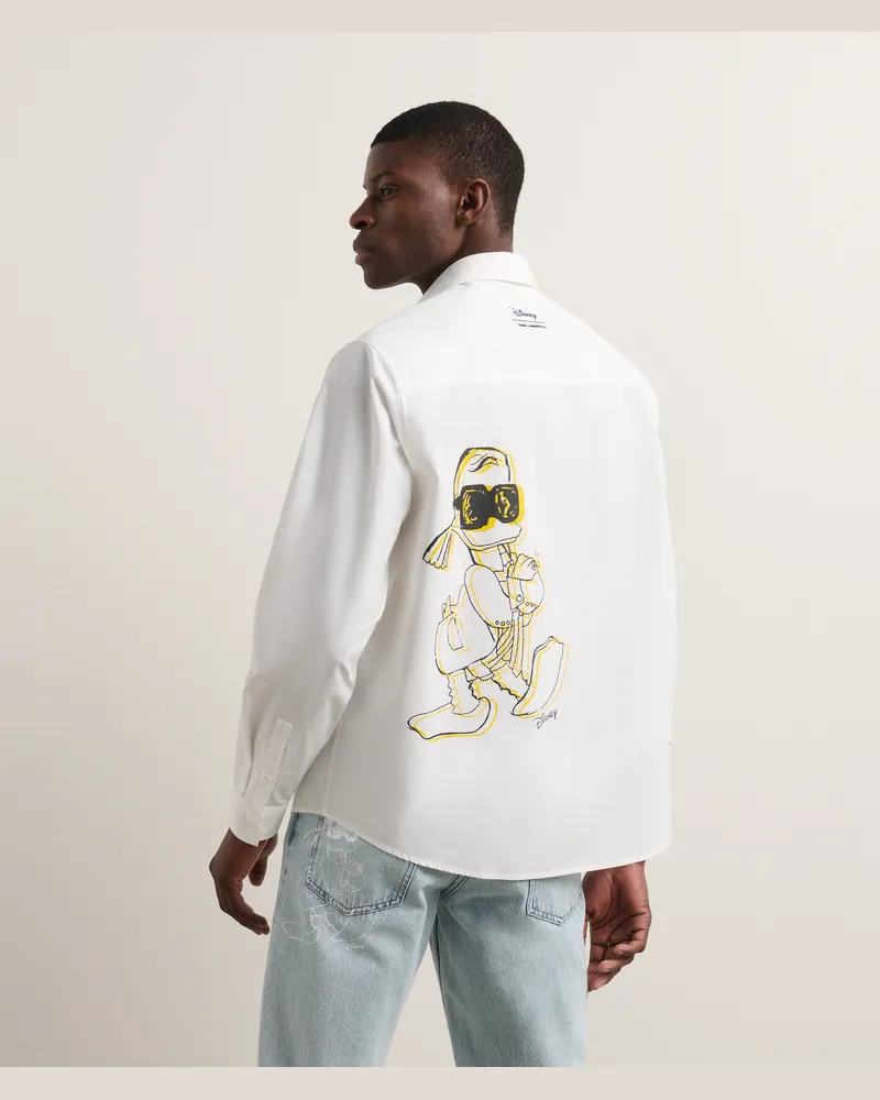 Karl Lagerfeld Disney X Kl Hemd, Mann, Weiss, Größe Weiss