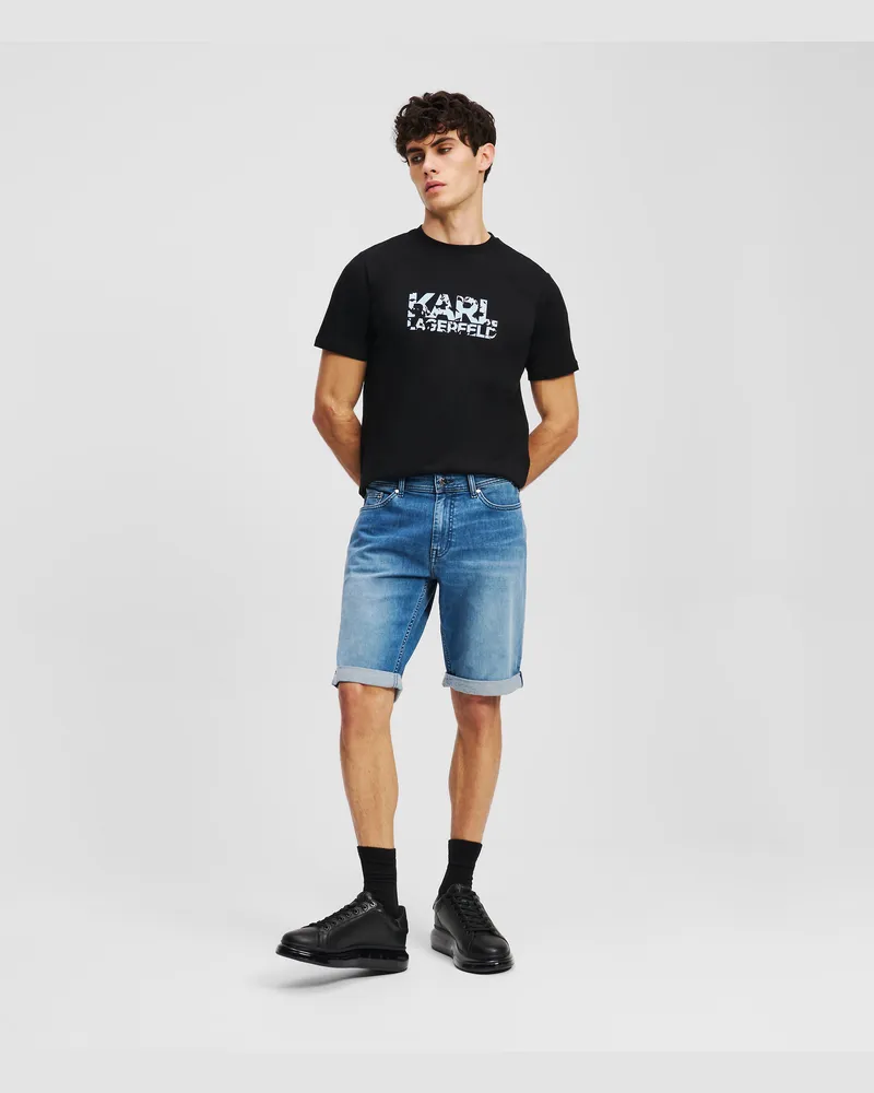 Karl Lagerfeld Jeansshorts, Mann, Hellblau, Größe Hellblau