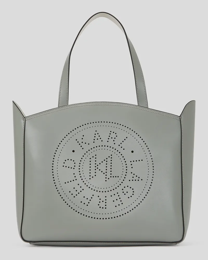 Karl Lagerfeld K/circle Mittelgrosse Tote-bag, Frau, Wolkengrau, Größe Wolkengrau