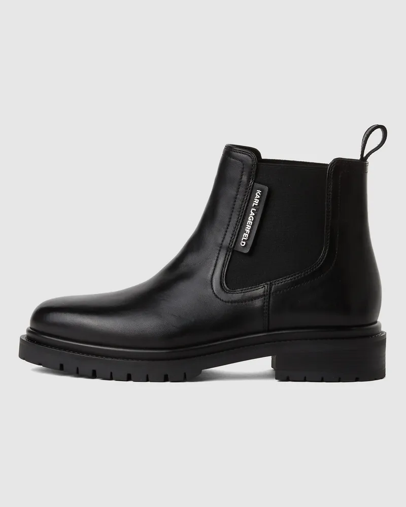 Karl Lagerfeld Binky Stiefeletten, Damen, Schwarz, Größe Schwarz