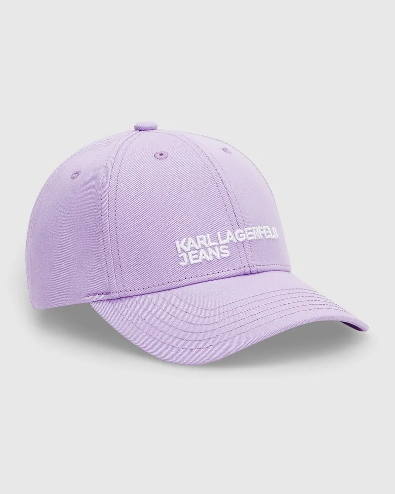 Karl Lagerfeld Cap Mit Logo-stickerei, Female, Lavender, Size Purple