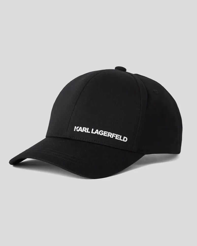 Karl Lagerfeld Baseballkappe mit Karl-logo, Mann, Schwarz Schwarz