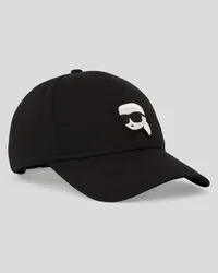 Karl Lagerfeld K/ikonik baseball-kappe, Mann, Schwarz Schwarz