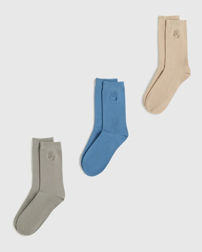 Karl Lagerfeld Kameo-socken – 3er-pack, Herren, Multi, Größe Multi