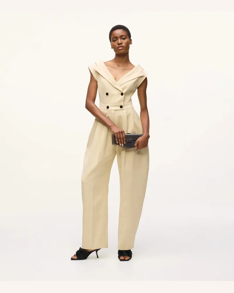 Karl Lagerfeld Kl Studio Couture-overall, Female, Pristine, Size White