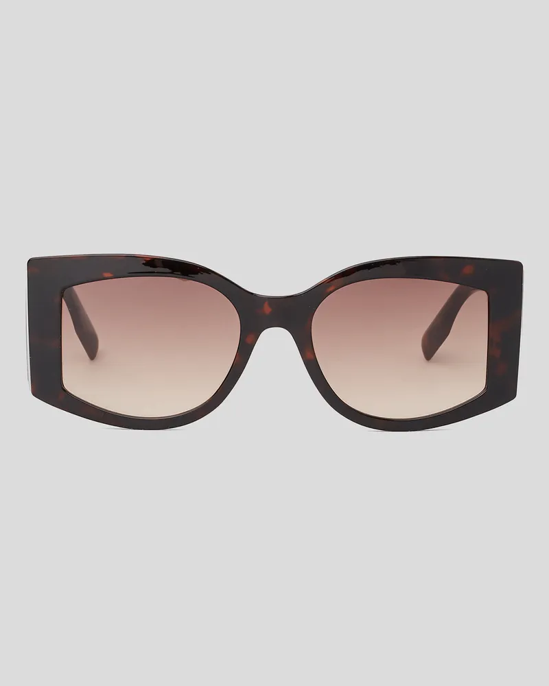Karl Lagerfeld Sonnenbrille Mit Logo, Frau, Dunkles Tortois, Größe Dunkles