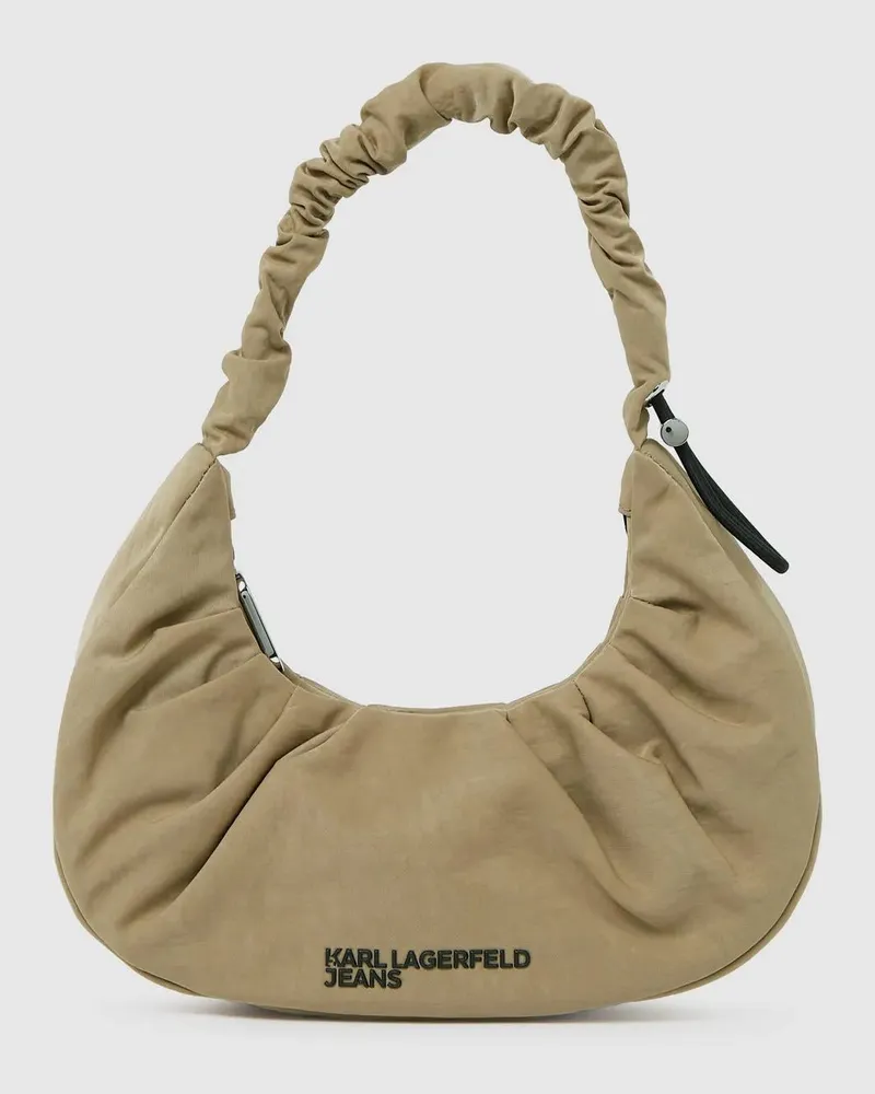 Karl Lagerfeld Kleine Geraffte Hobo-tasche, Damen, Märchen, Größe: One Size Märchen