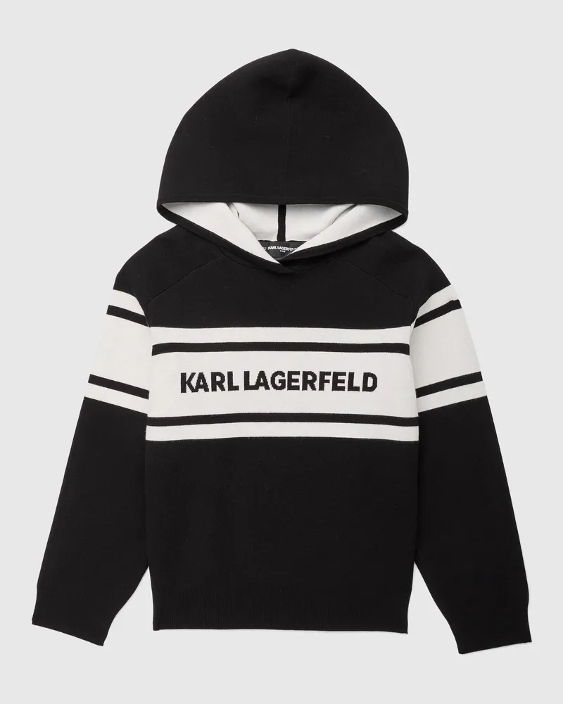 Karl Lagerfeld Kapuzenpullover Für Jungenunisex, Schwarz, Size Black