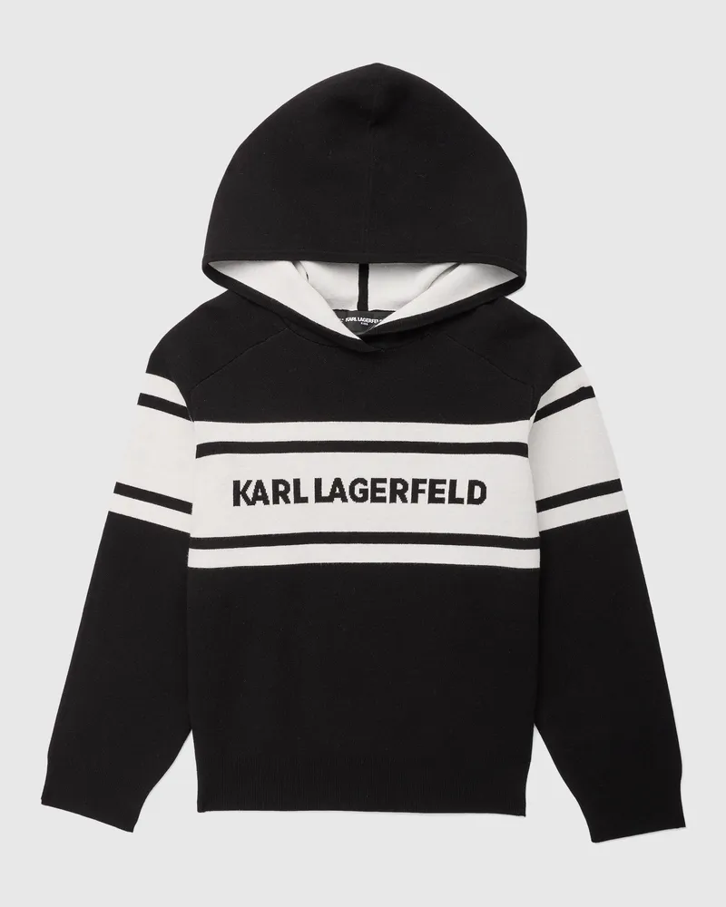 Karl Lagerfeld Kapuzenpullover Für Jungenunisex, Schwarz, Size Black