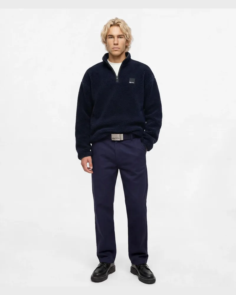 Karl Lagerfeld Legere Chino-hosen, Herren, Peacoat, Größe Peacoat