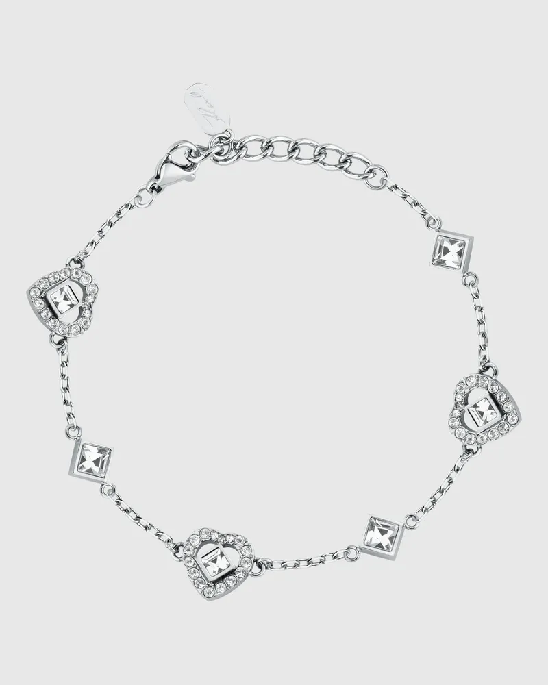 Karl Lagerfeld Silberarmband Mit Herz, Female, Silver, Size Silver