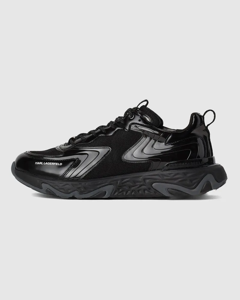 Karl Lagerfeld Blaze Pyro Sneaker, Herren, Schwarz, Größe Schwarz