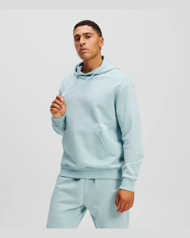 Karl Lagerfeld Rue St-guillaume Hoodie, Mann, Blau, Größe Blau