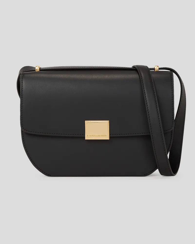 Karl Lagerfeld K/forever Mittelgrosse Umhängetasche, Frau, Schwarz, Größe Schwarz