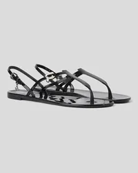 Karl Lagerfeld Karl ikonik nft Jelly-sandalen, Frau, Schwarz Schwarz