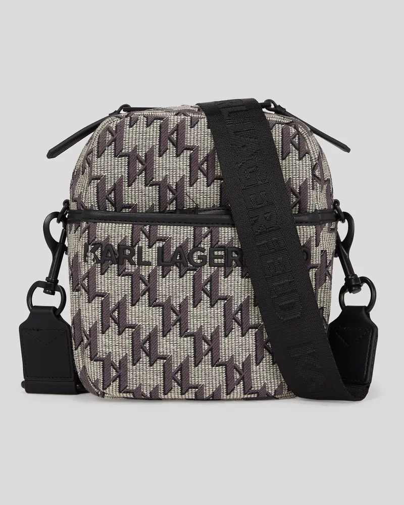 Karl Lagerfeld K/monogram Jacquard-gürteltasche, Mann, Multi, Größe Multi