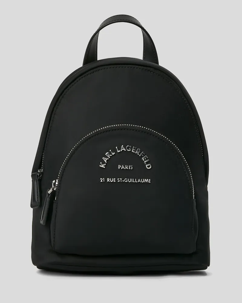 Karl Lagerfeld Rue St-guillaume Kleiner Rucksack, Frau, Schwarz, Größe Schwarz